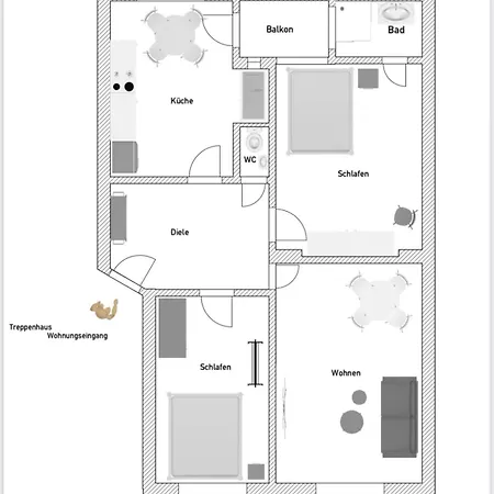 Modernes Am Zoo Apartament