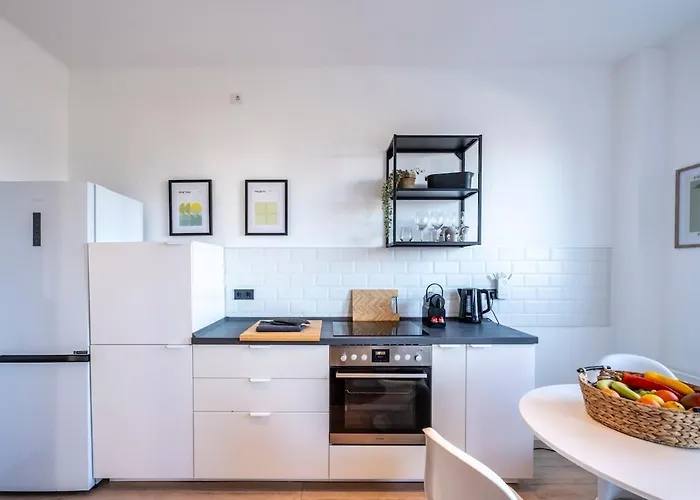 公寓 Modernes Am Zoo 伍珀塔尔